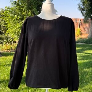 Maurices Classic Black Blouse